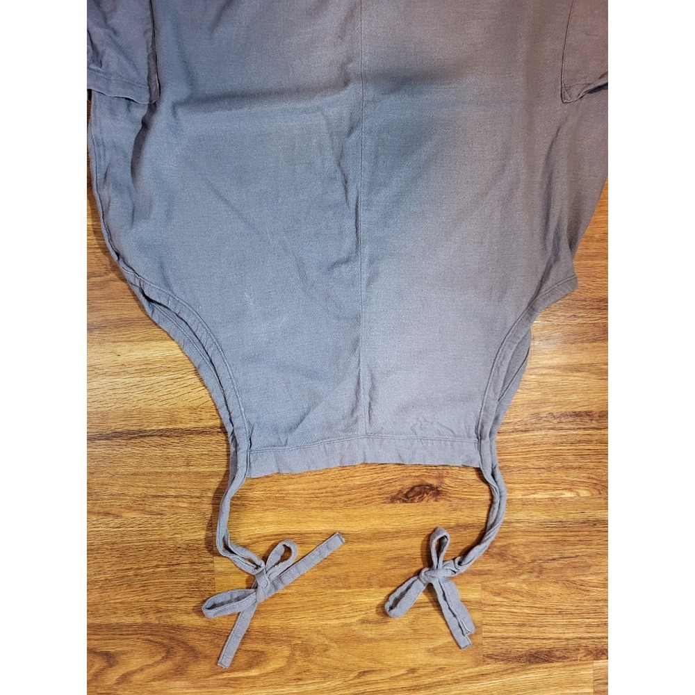 Hunter & Brown Linen Blend Wide Leg Jumpsuit Lagenlook Minimalist Size XL - Picture 3 of 6